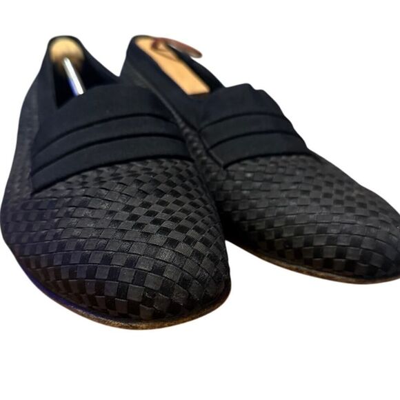 Bally Pierre Opera Tuxedo Black Dress Loafers Men\'s Sz. 13N